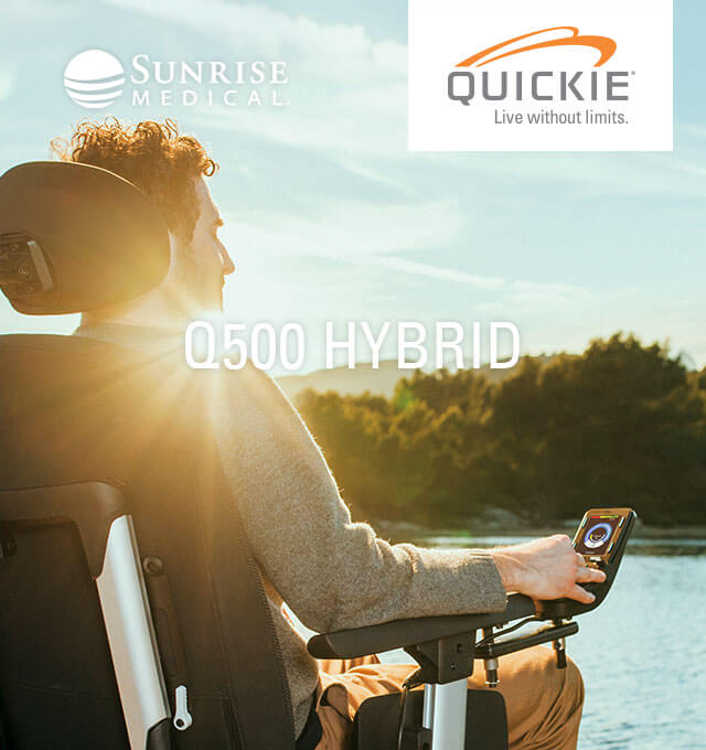 QUICKIE Q500 Hybrid - Les meilleures caractéristiques de conduite réunies en un seul fauteuil !. Plus d'informations