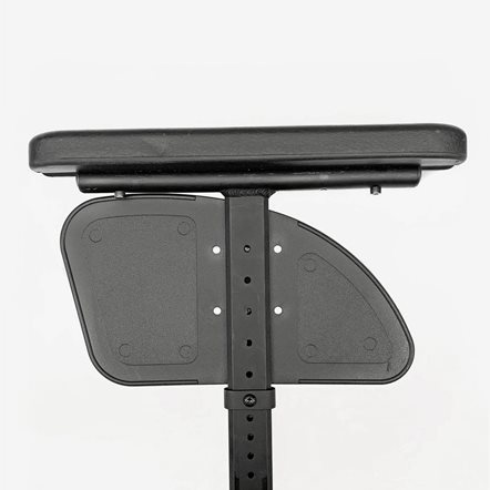 Single post armrest - short armpad 33cm